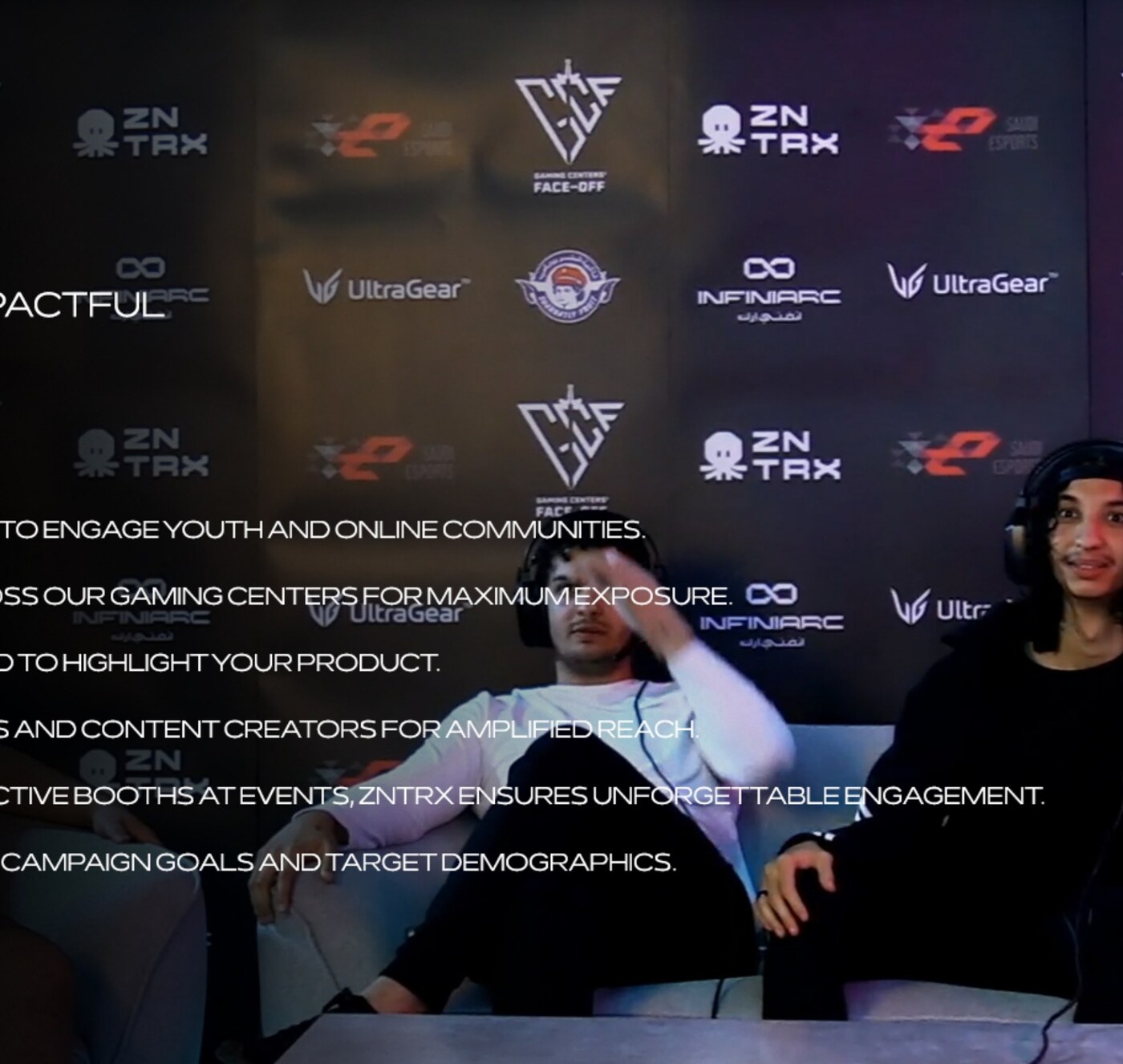 Gaming brand activation operated by ZNTRX